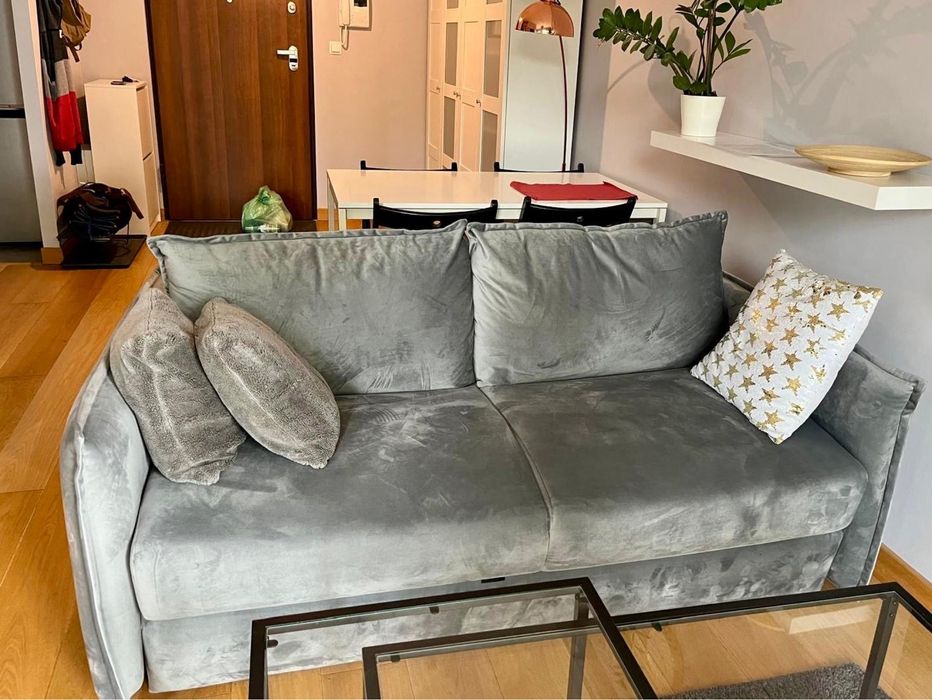 Sofa Milo, 175 x 110 cm z funkcją spania - system włoski.