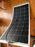 160W flexible solar panel