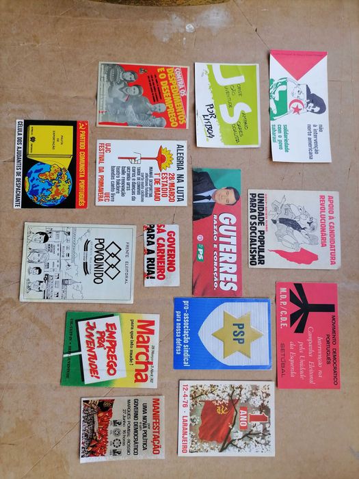 Lote 14 AUTOCOLANTES Partidos Políticos