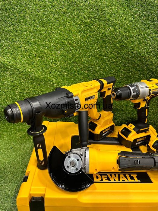 Набір 4в1 АКБ DeWalt 48 V (Шуруповер + Болгарка+ Перфоратор+ Гайковерт