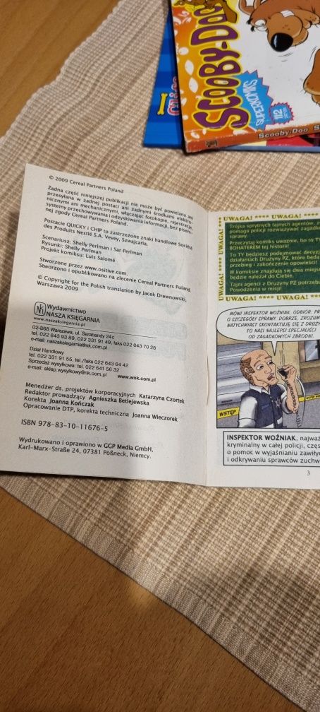 Komiksy Scooby-doo i Druzyna PZ