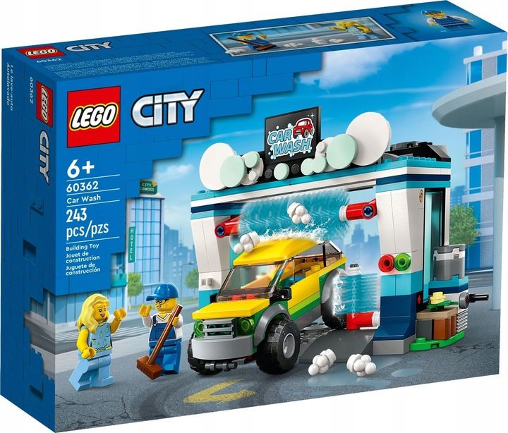 Lego City 60362 Myjnia Samochodowa - Klocki Dla Chłopca 6+