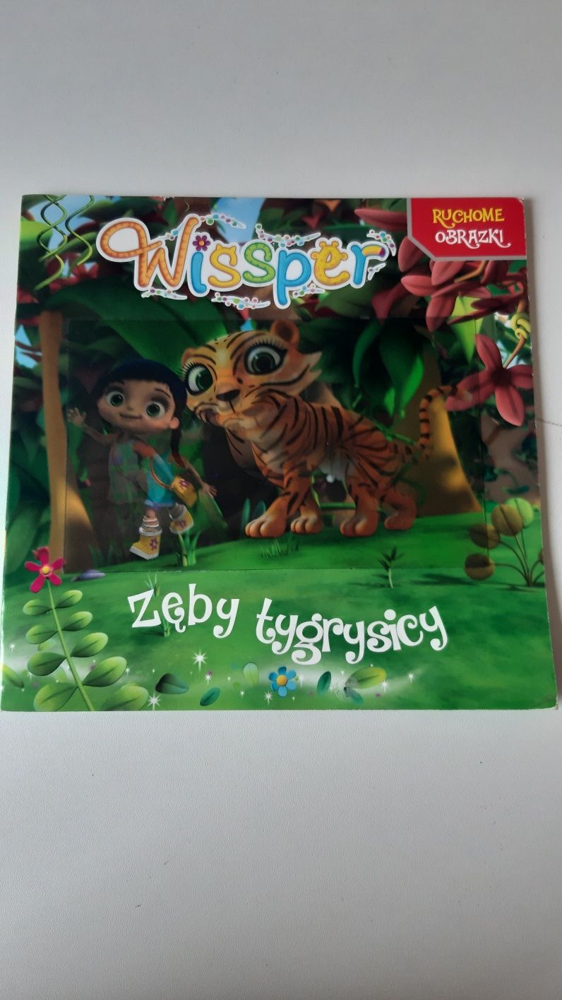 Książka dla dzieci "Wissper. Zęby tygrysicy" okładka 3D
