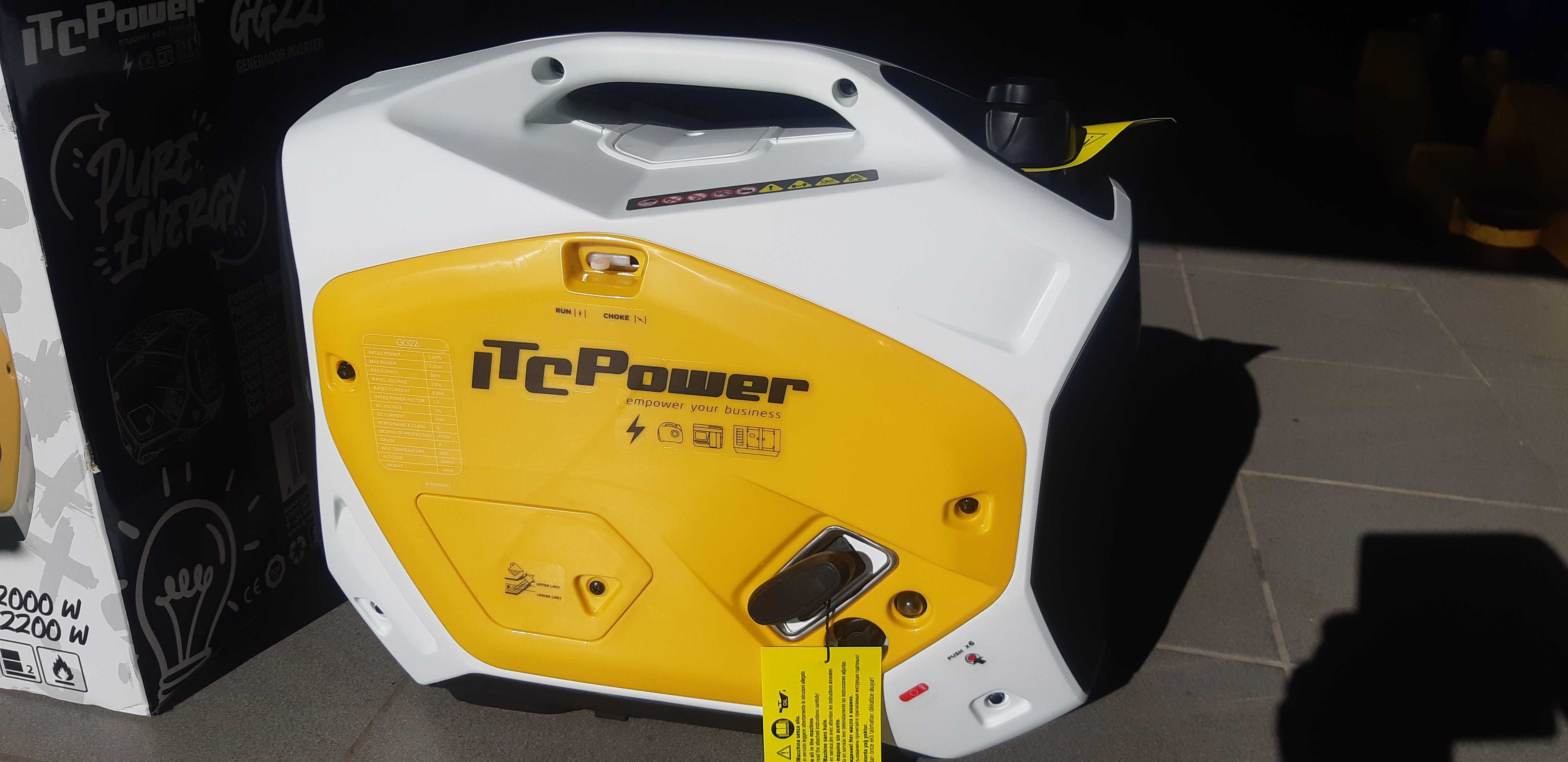 генератор инверторный бензиновый ITC Power GG221 2000/2200W с AVR