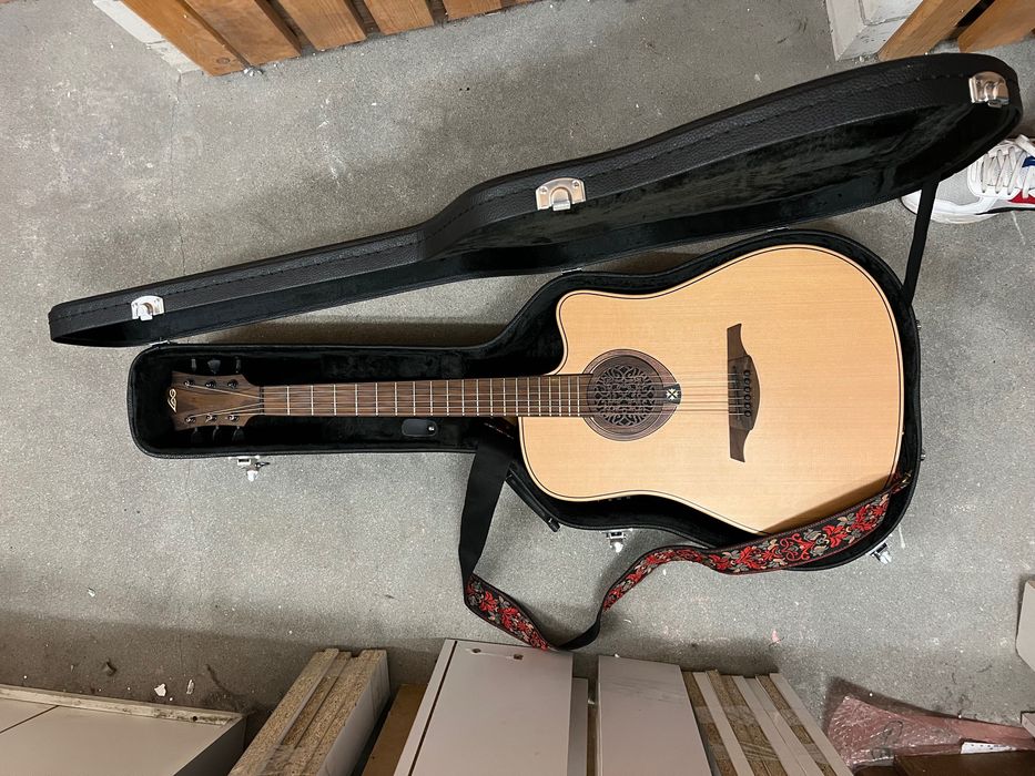 Gitara  elektroakustyczna LAG