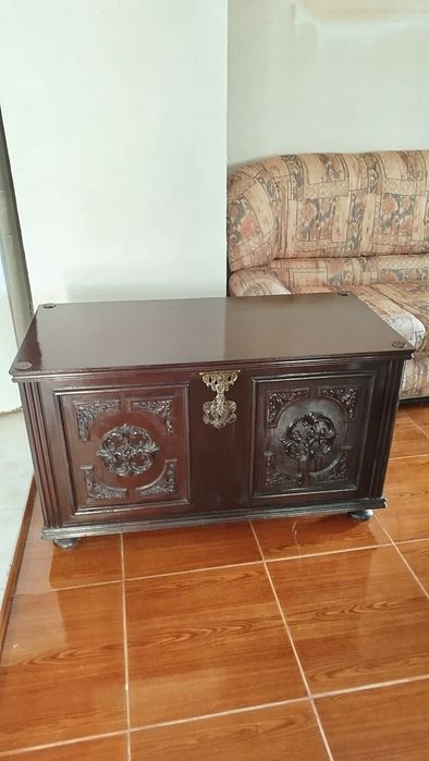 Arca/mala de madeira antiga