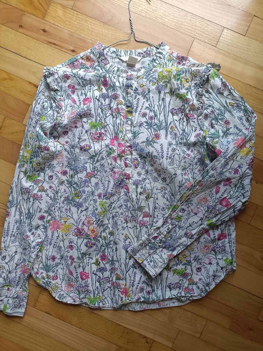 Koszula w kwiaty H&M 40/L