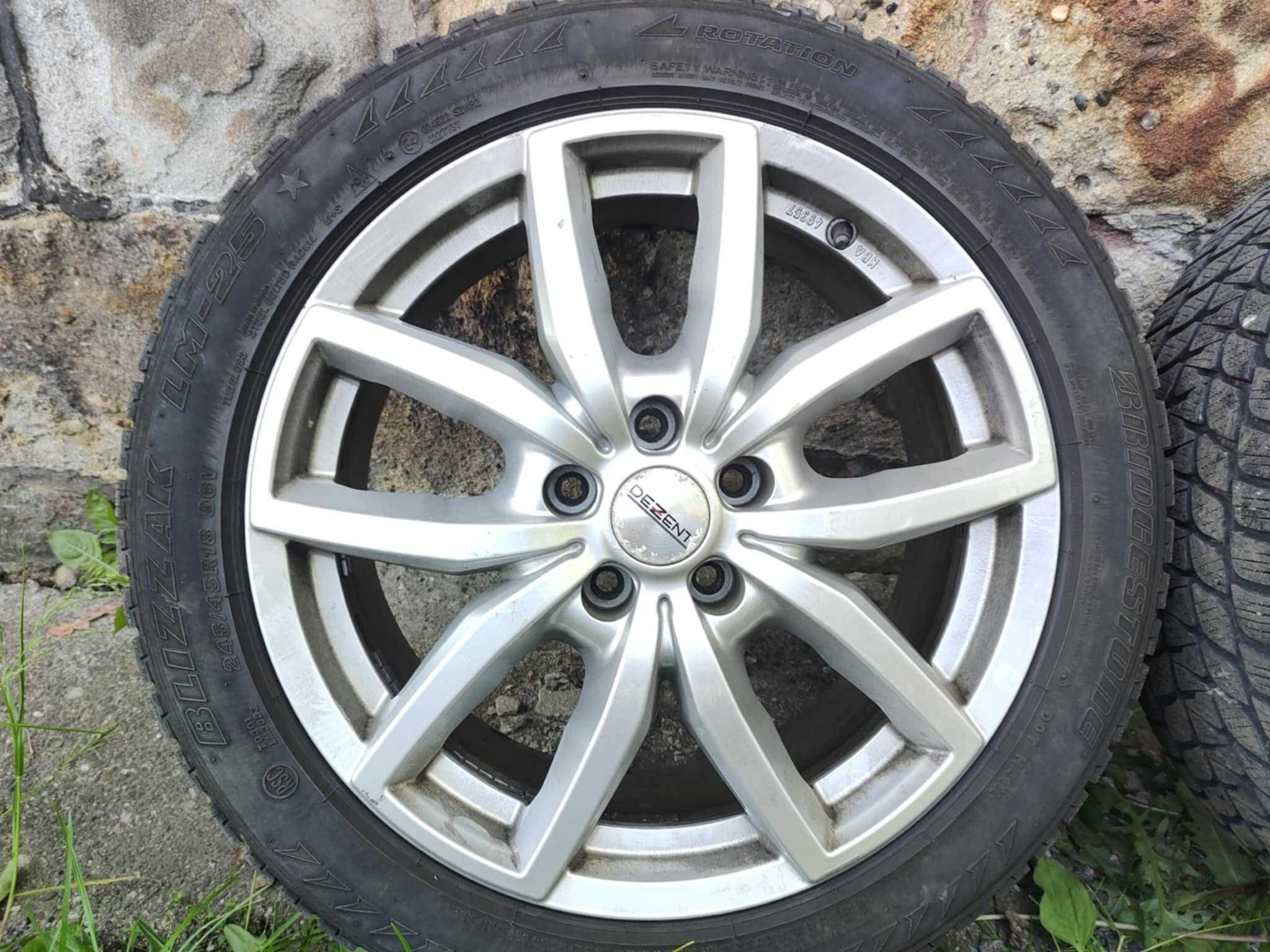 Sprzedam felgi aluminiowe z oponami zimowymi