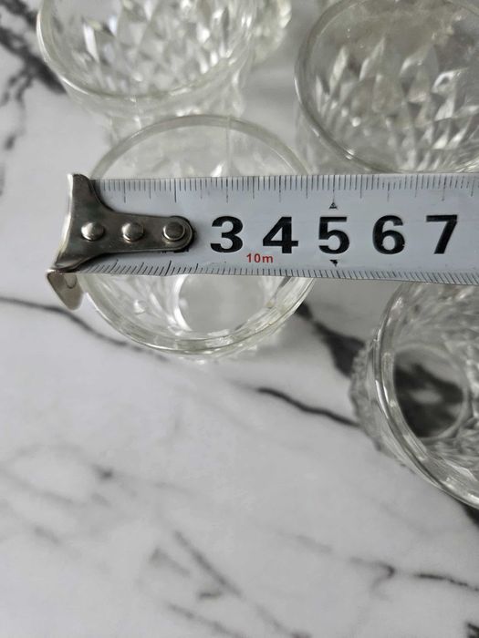 PRL Zestaw 6 sztuk kieliszków Ząbkowice (romby)