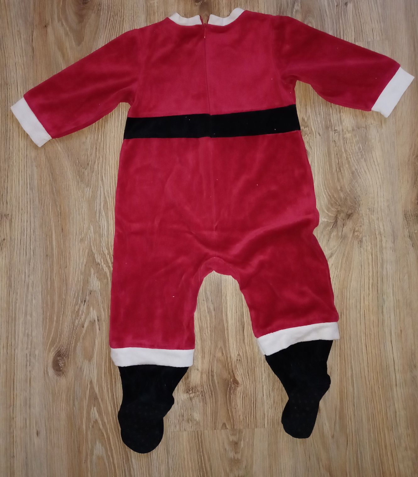 Pajacyk piżamka Mikołaj, ubranie świętego Mikołaja , rozmiar 80