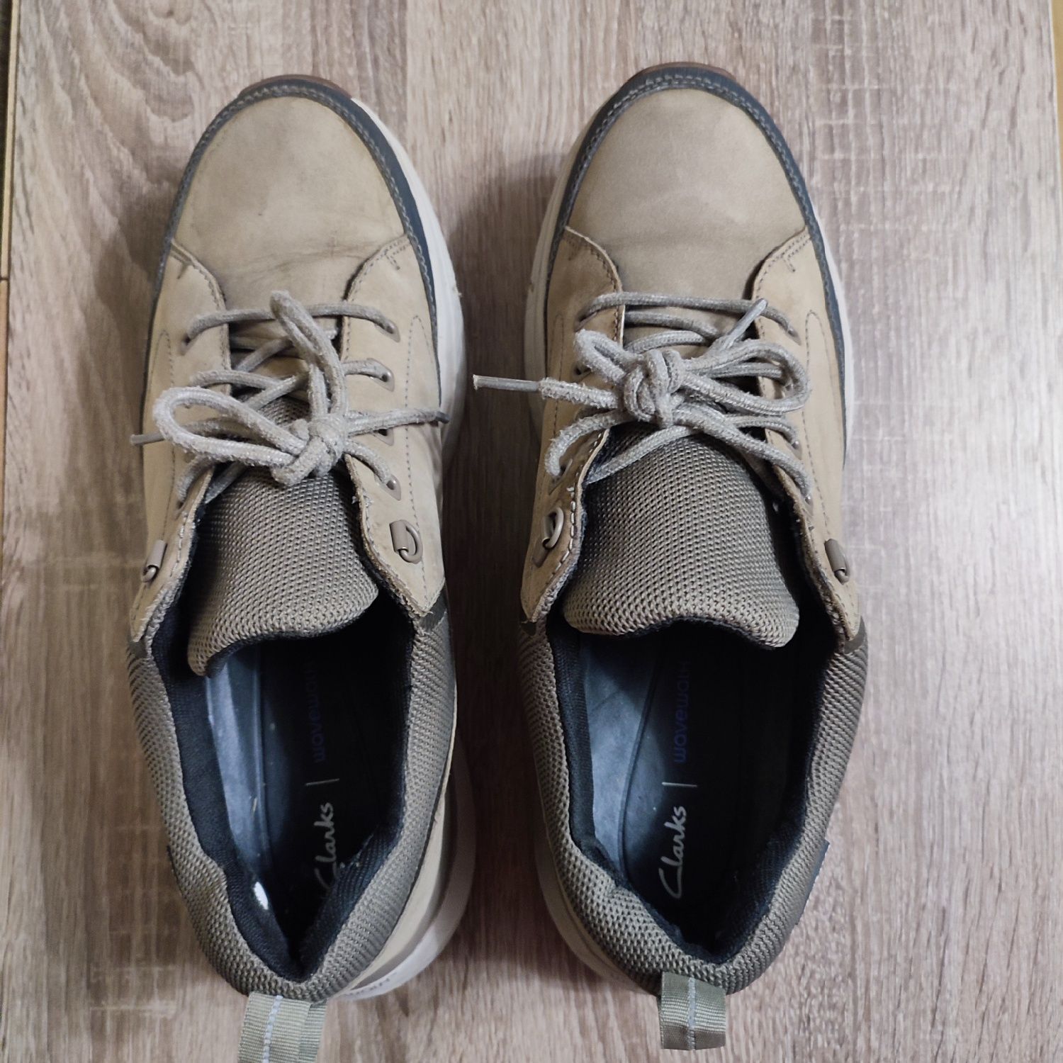 Чоловічі шкіряні кросівки Clarks waterproof size 46/29