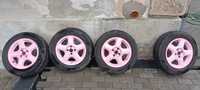 Alufelgi 4x100 ROZMIAR 15VW,OPEL ,FIAT  + opony letnie 185/65