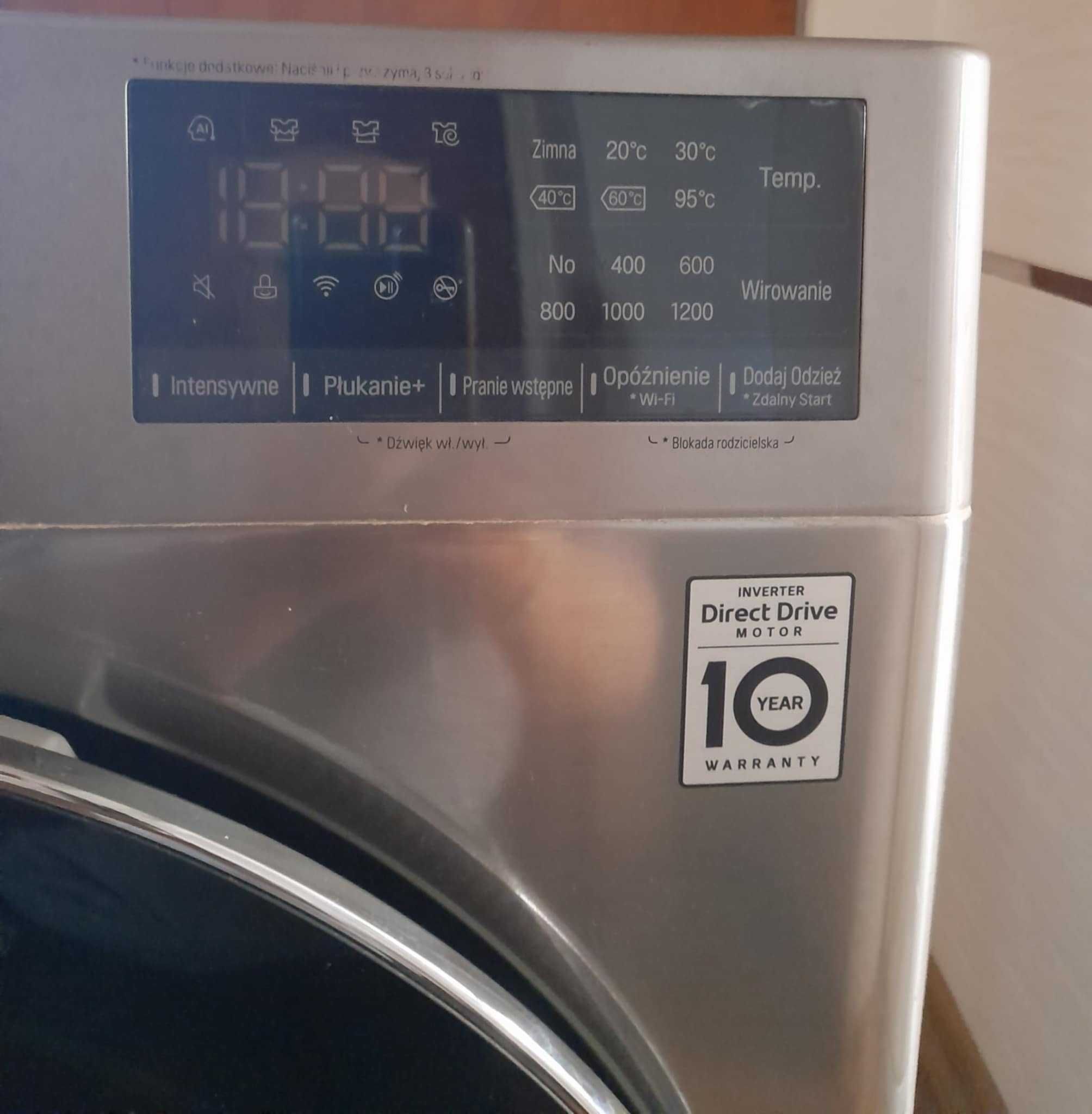 Pralka LG 7Kg Vivace V400 Slim 7kg Steam 1200rpm ThinQ