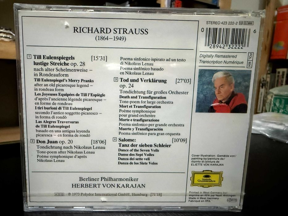 Strauss – Till Eulenspiegels, Tod & Verklärung, Salomes Tanz – Karajan