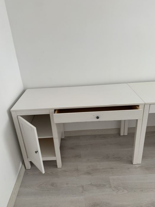 Hemnes biurko białe