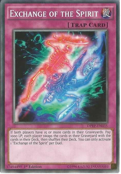 Karta YUGIOH Exchange of the Spirit