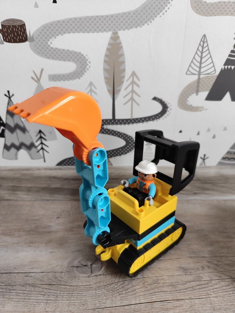 LEGO Duplo 10930 + 10931 Buldożer, ciężarówka i koparka