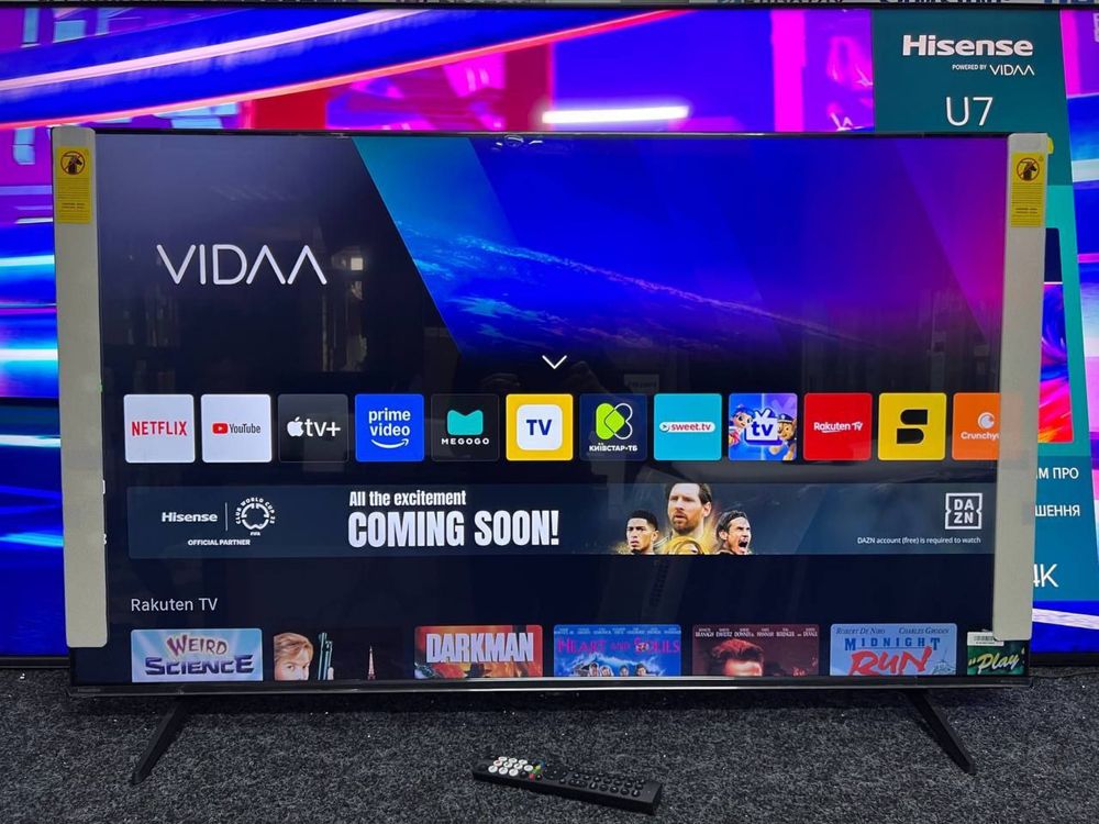 телевізор 55»дюймів  Hisense 55A6N — 4K, Smart TV, ( Новий)