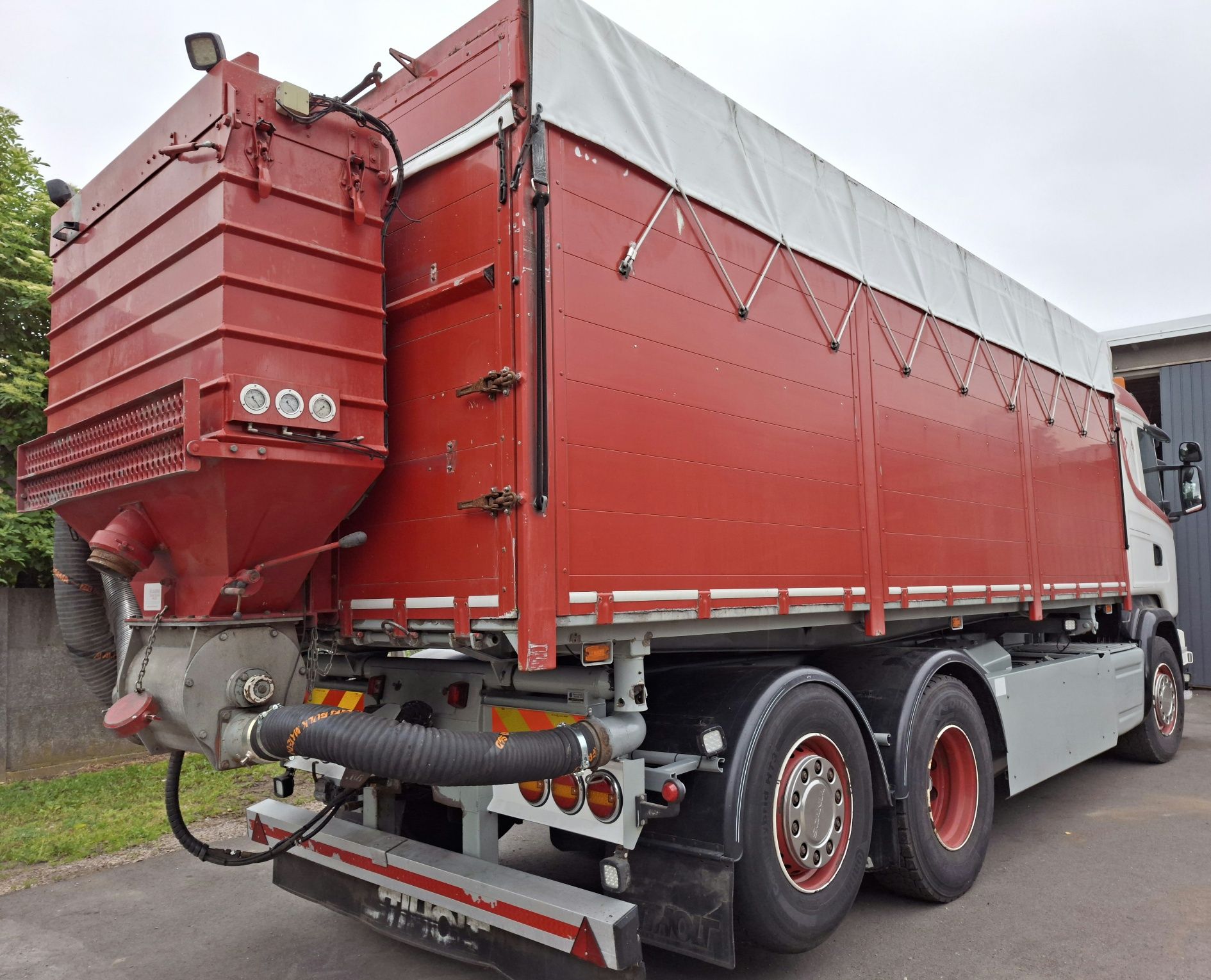 Scania r520 do zboża odkurzacz 2016