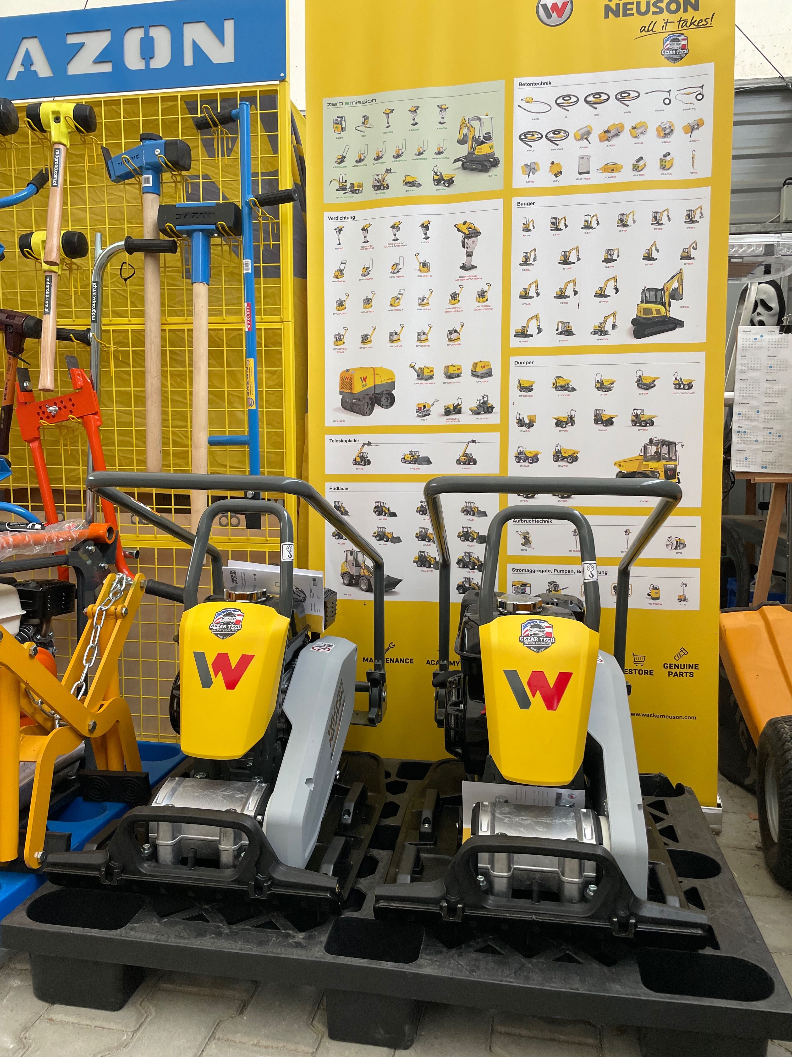 Zagęszczarka WACKER NEUSON BPS 2050A 100 kg nowa FV gwarancja Honda GX