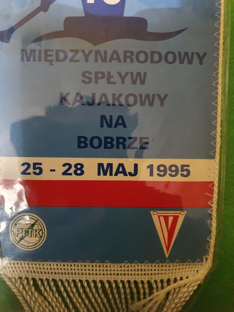 Proporczyk spływ kajakowy na Bobrze 1995 rok