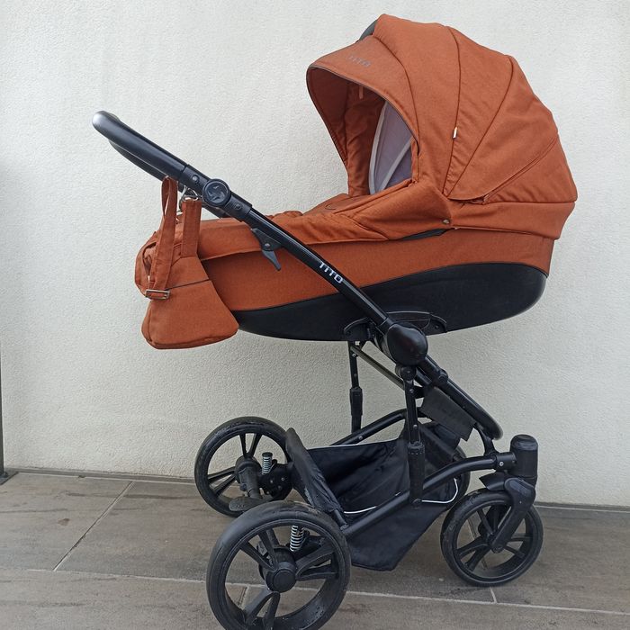 Wózek 3/1 Bebetto tito fotelik cybex cloud i size rozkladany