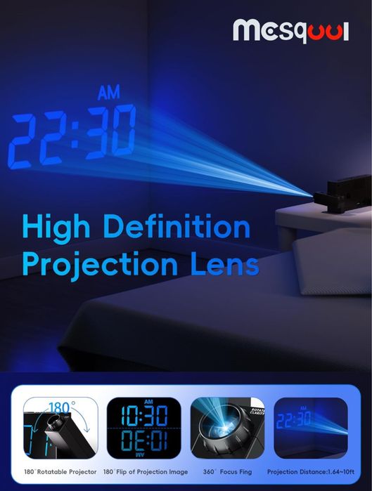 Годинник з проектором