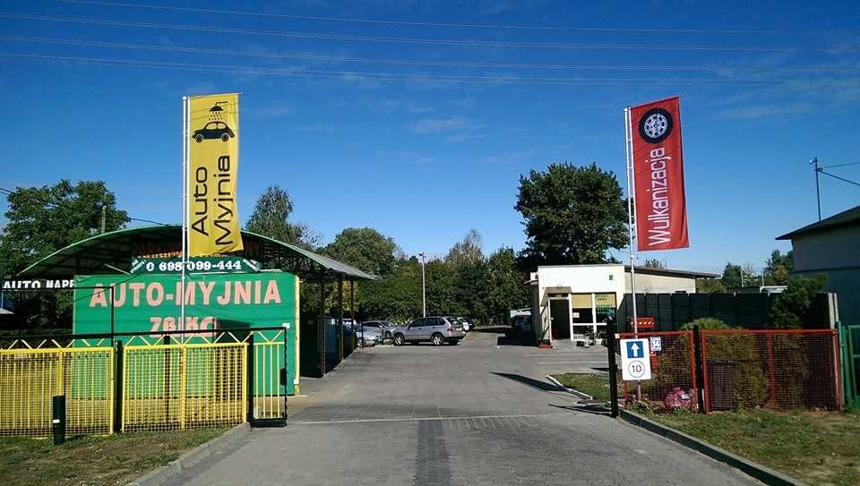 Myjnia z wylkanizacją i dużym parkingiem do wynajęcia w Łodzi