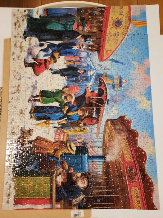 Puzzle 1000 zabawa na jarmarku