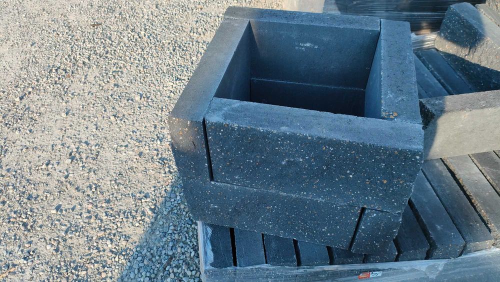 Bloczek uniwersalny do budowy grilla palisada obrzeże cegła łupana mur