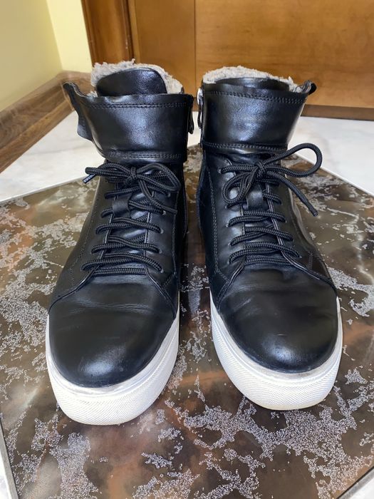 Шкіряні кросівки, теплі, 41 розмір