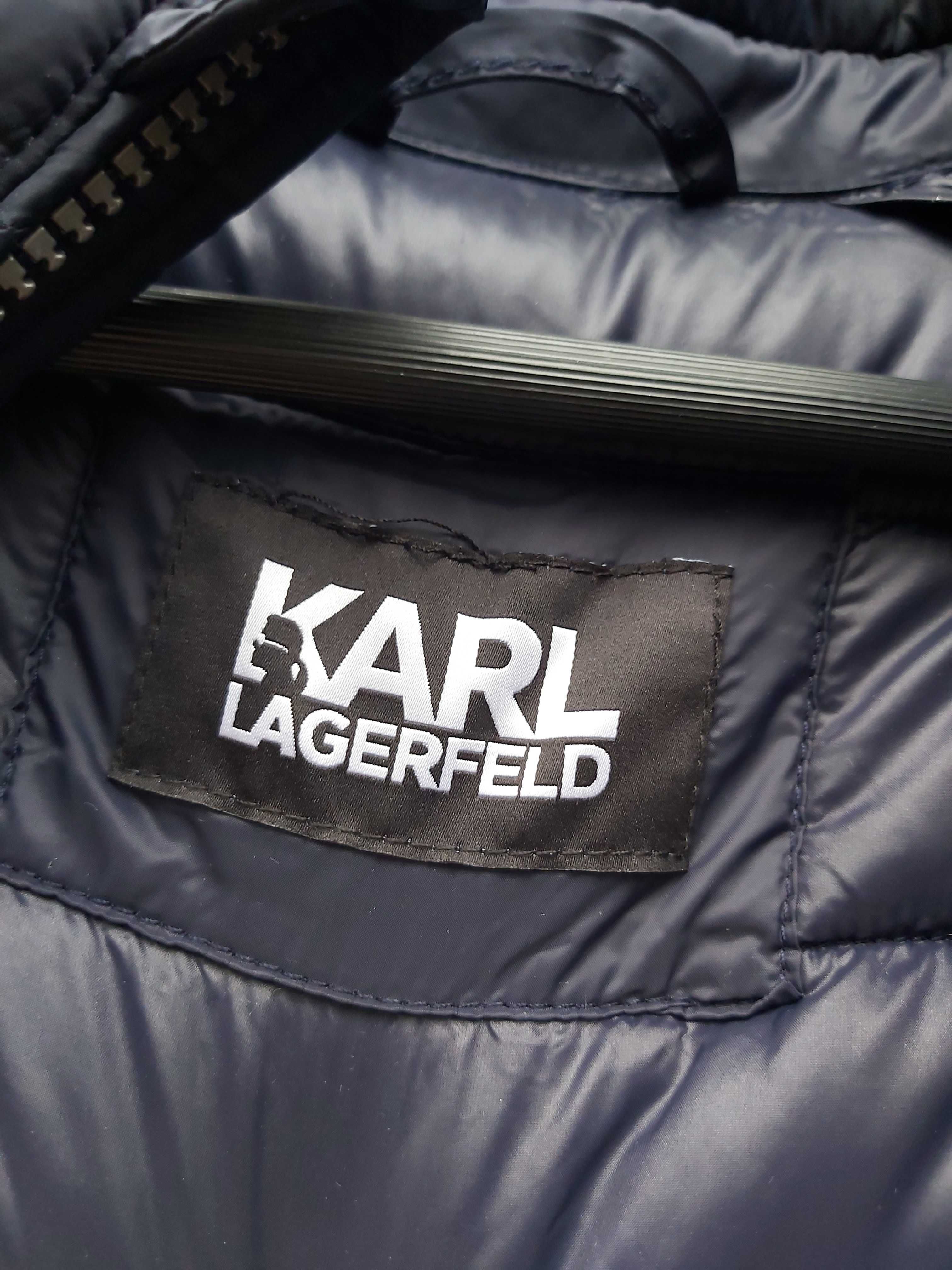 Nowa kurtka zimowa pikowana KARL LAGERFELD 50 męska L