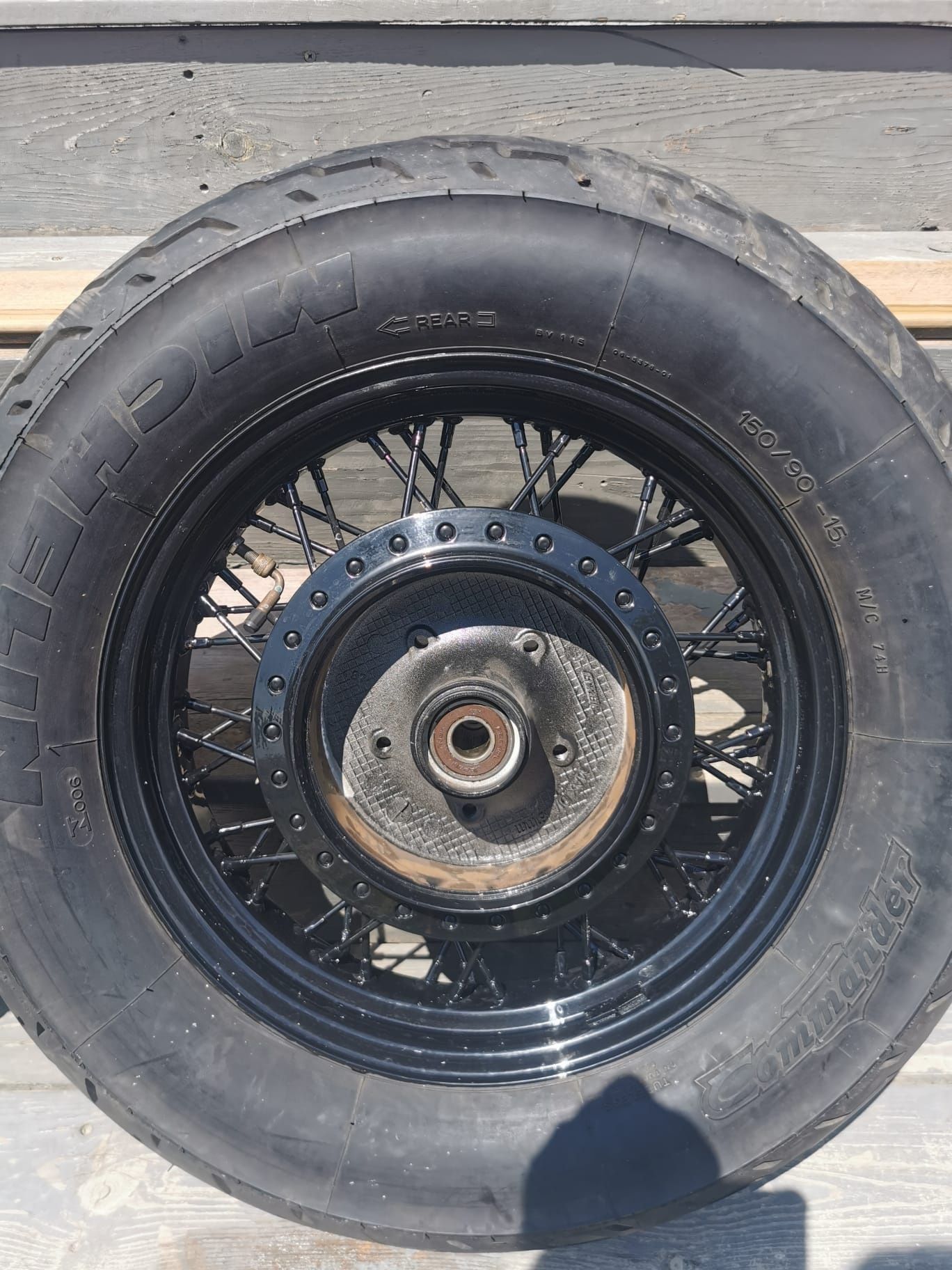 Koła motocyklowe szprychowe 15 i 19 cali
