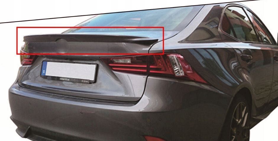 Спойлер Lexus IS накладка на багажник ляду лексус ис бленда антикрыло