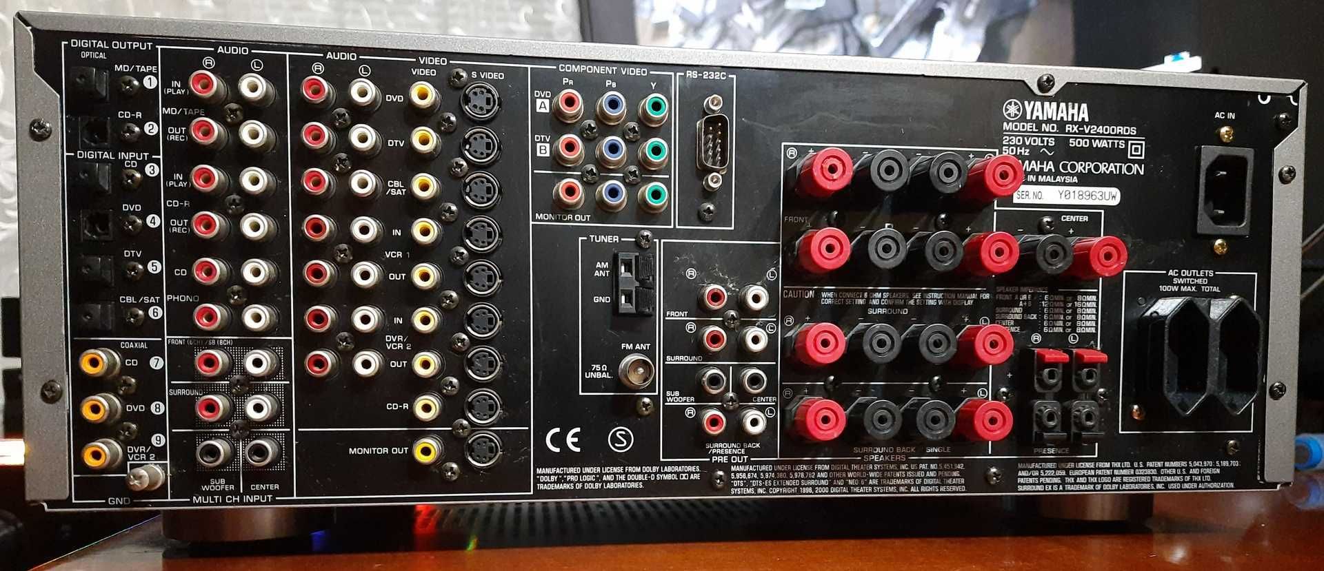 Yamaha RX-V2400RDS;
Yamaha HTR-5630; Fine Arts by Grundig R1-Ресиверы.