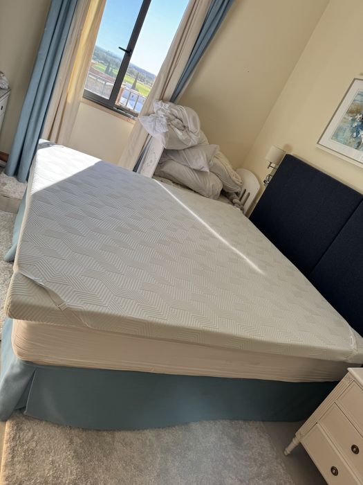 Sobrecolchao como novo