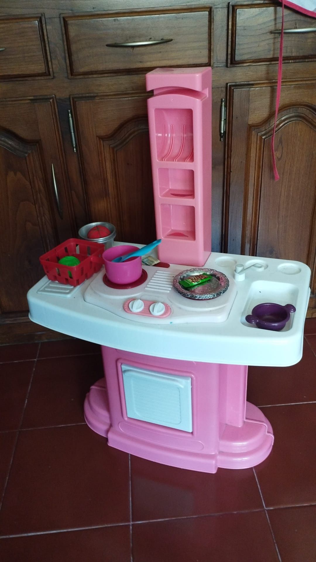 Cozinha de brincar com acessórios