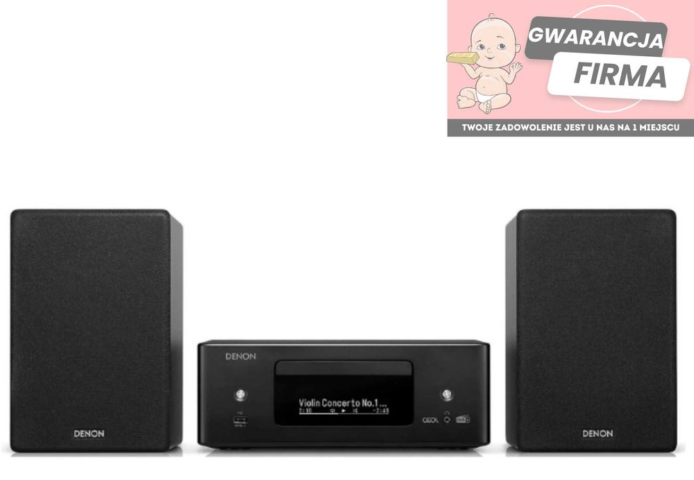 Wieża DENON CEOL N12 DAB HDMI ARC, Odtw.CD, Tuner | Nowy | Gwarancja |