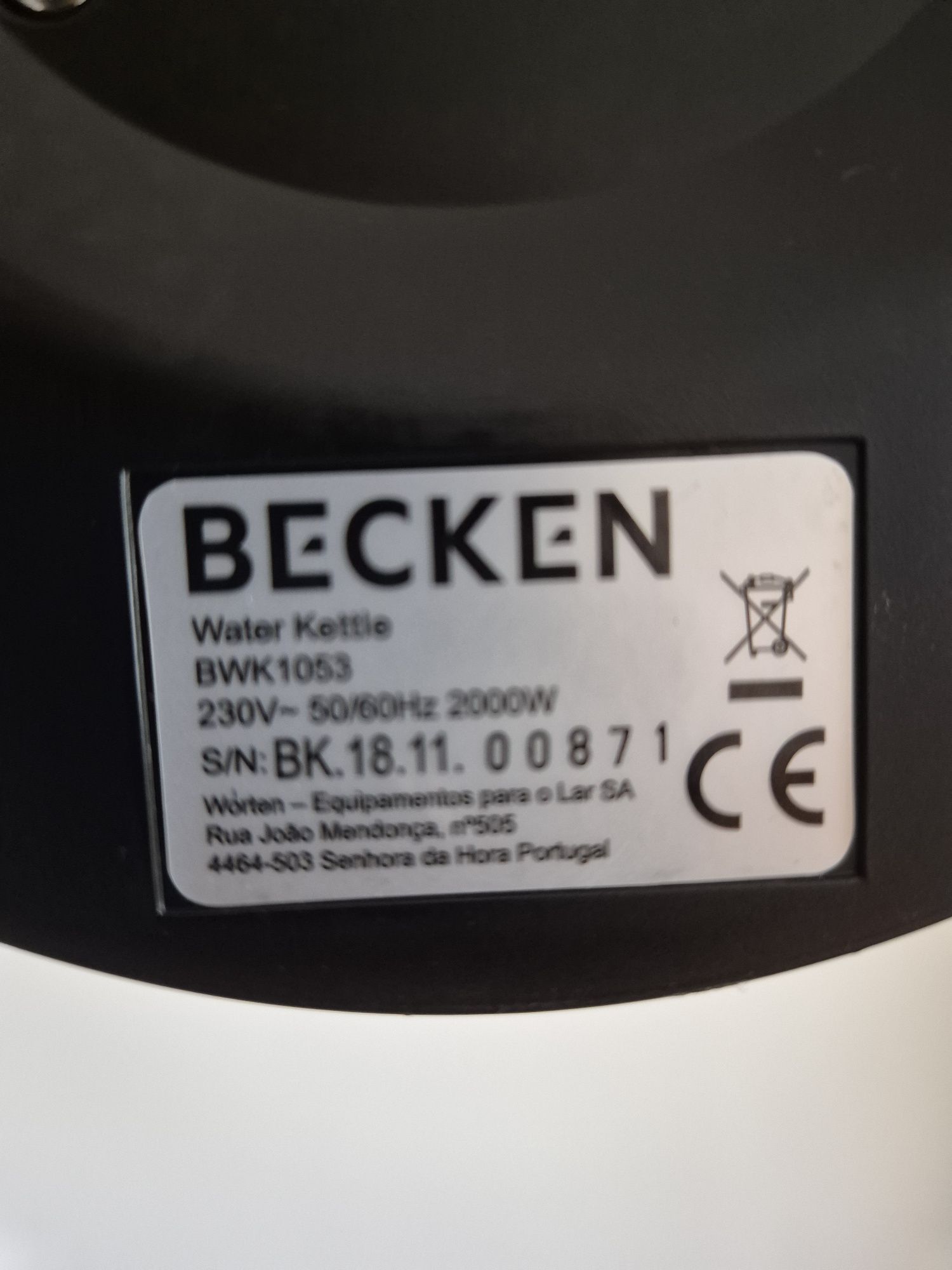 Jarro Elétrico 1,7L Becken
Becken