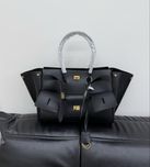 Сумка Balenciaga Bel Air шкіра | чорна | золота фурнітура