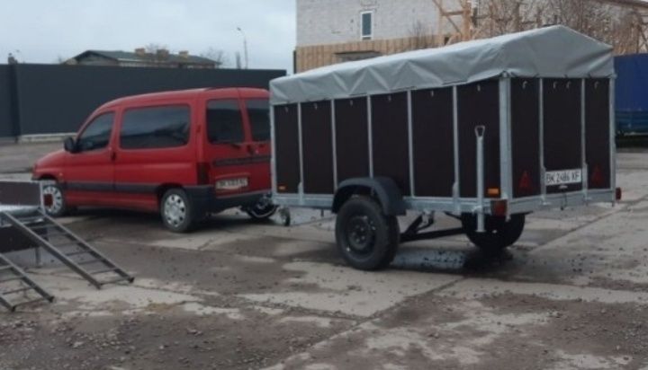 Продам прицеп новий оцинкований 1.50*3.00*1.00 з документами