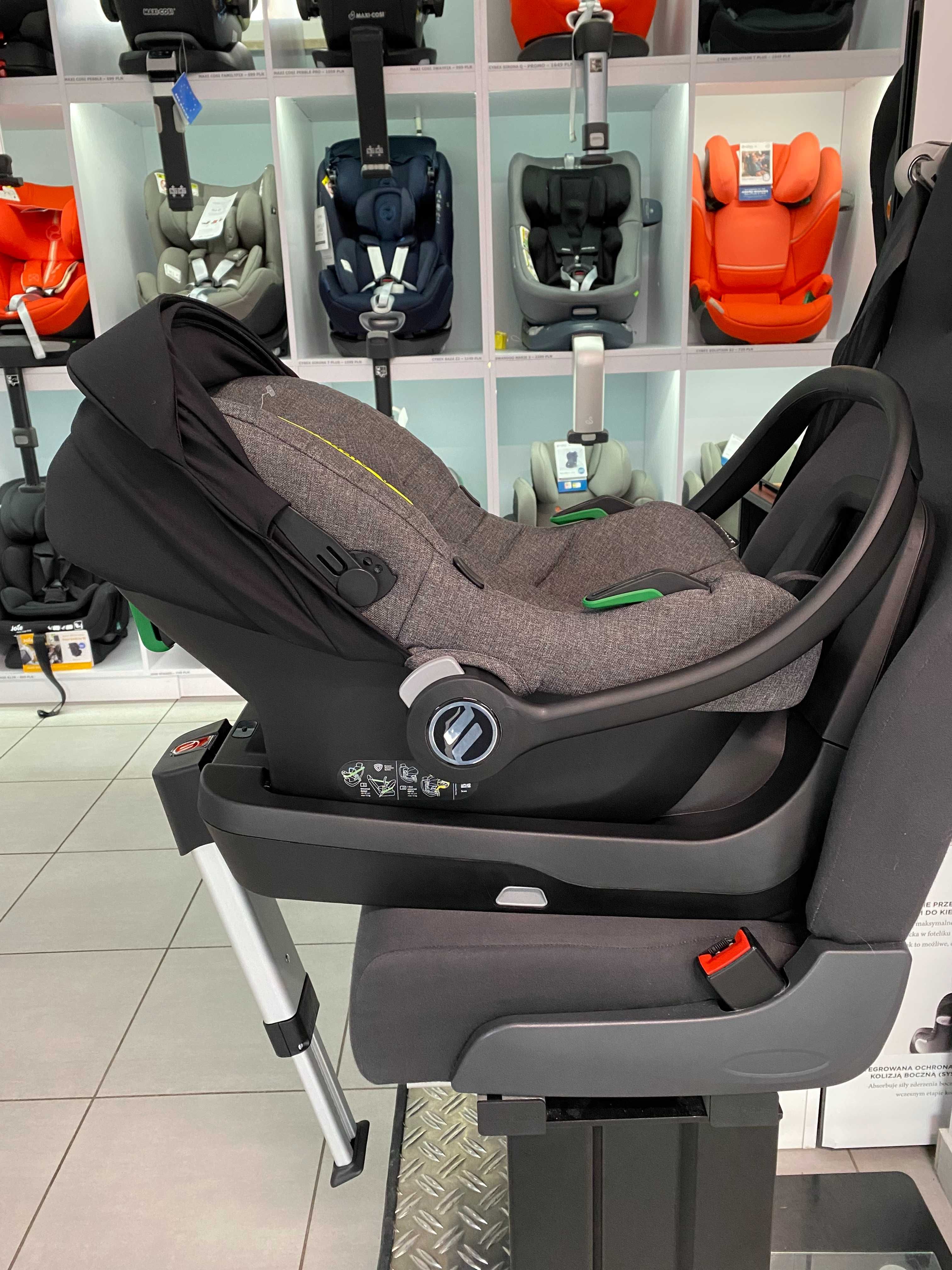 Avionaut Cosmo + Baza IQ Base 2.0C na ISOFIX dla niemowląt 13kg/87cm