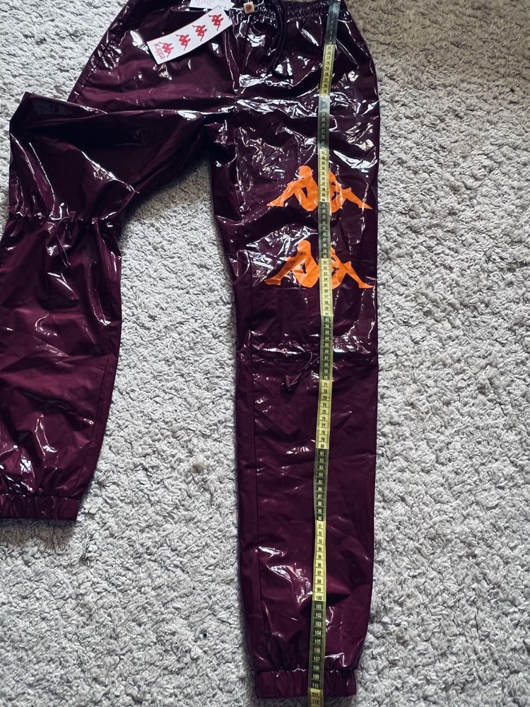 Новые виниловые штаны Kappa, джогеры латекс оригинал размер М, S