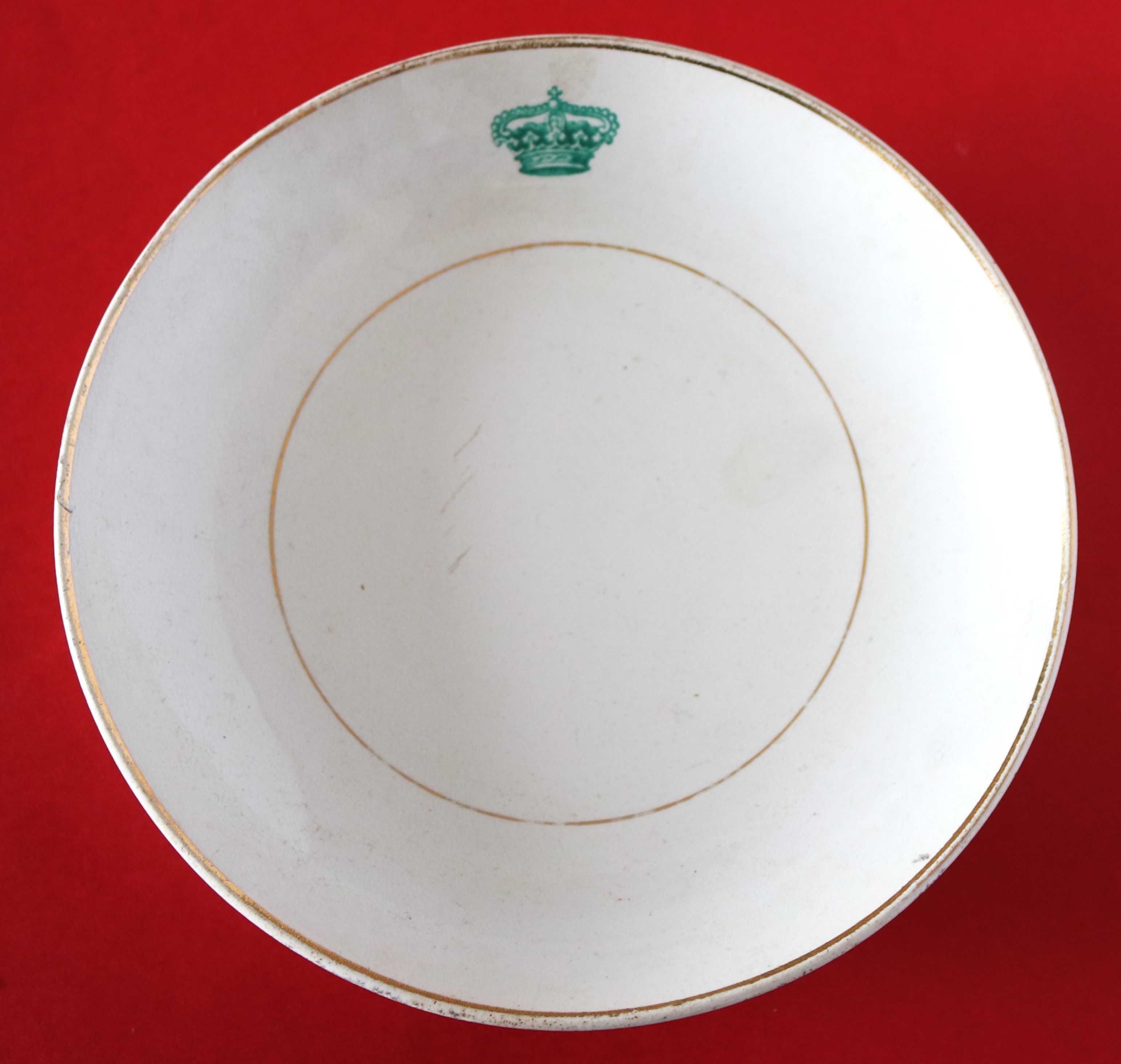 Serviço de Mesa do Príncipe Real a verde faiança de Alcântara raro