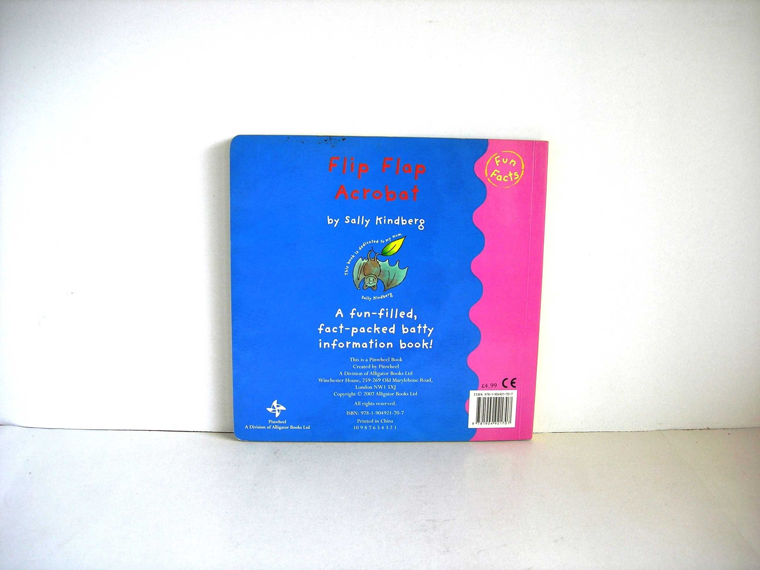 "Flip Flap Acrobat" książeczka dla dzieci po angielsku Pinwheel 2007