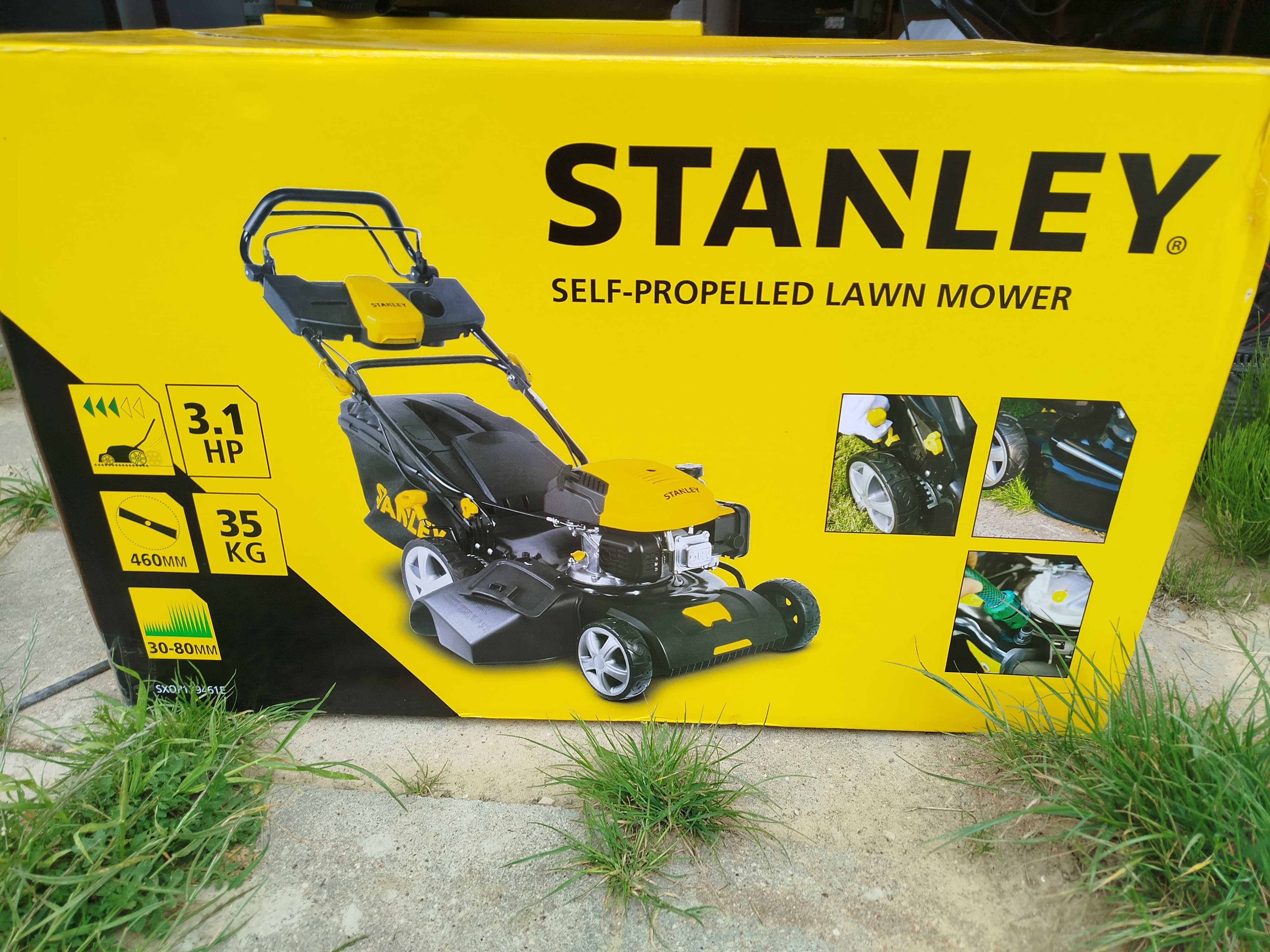 Kosiarka spalinowa z napędem 2,3 kW 46 cm Stanley SLM-139-460-SP