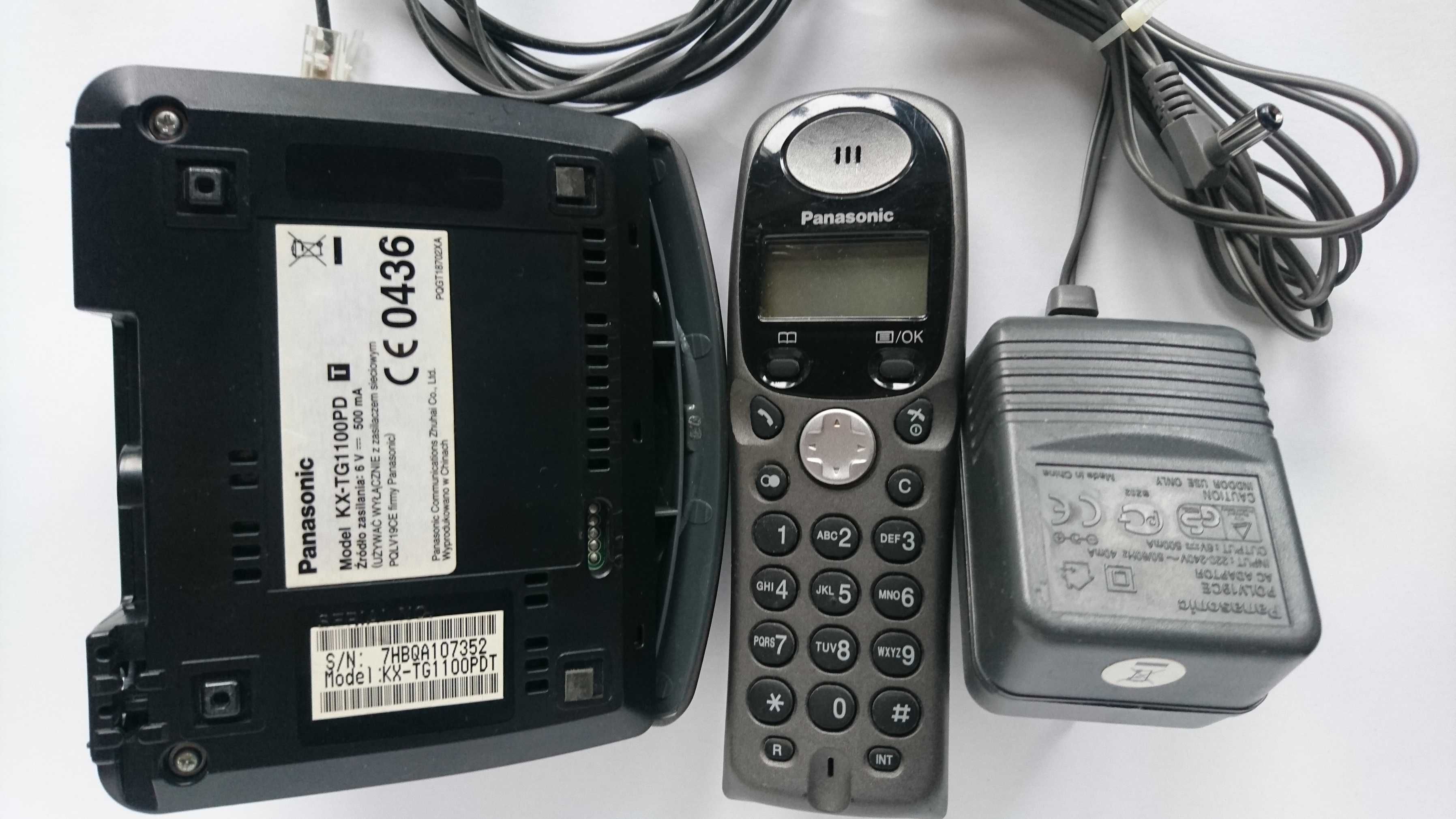 telefon bezprzewodowy panasonic kx-tg1100pd