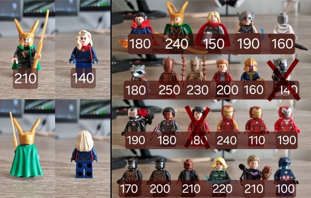 Лего минифигурки Lego minifigures Marvel Super Heroes Марвел Супергеро