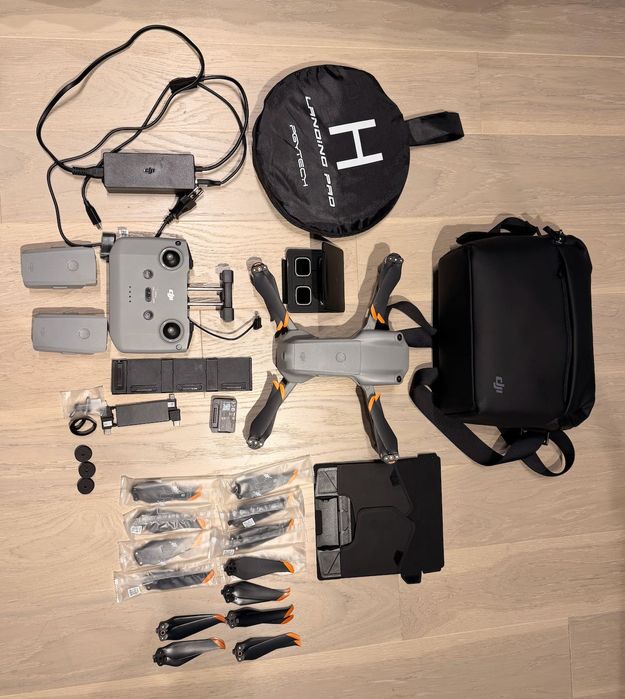 DJI AIR 2S Fly More Combo, stan IDEALNY, komplet, micro-SD