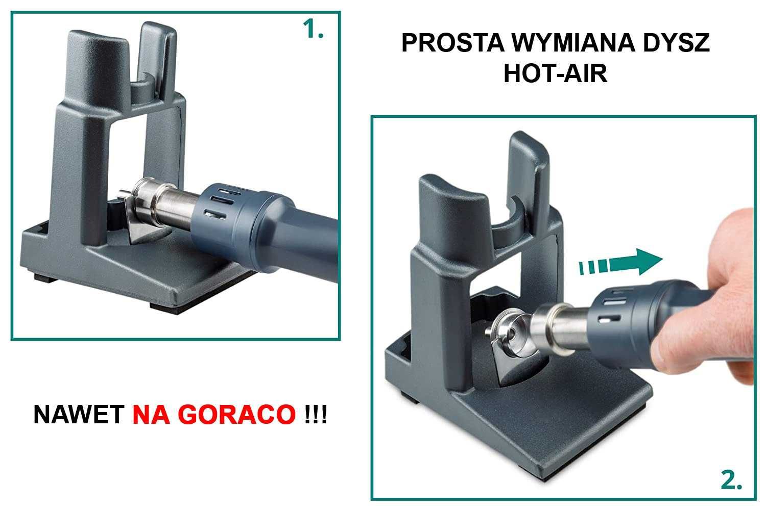 Quick 861DW ESD – stacja lutownicza HOT AIR 1kW mało używana FV 23%